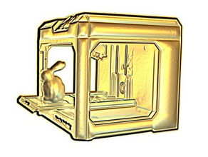 makerbot-replicator-relief gadgets 3d print model - Mito3D