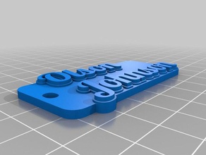 dr samuel johnson keychains customized 3d print model - Mito3D