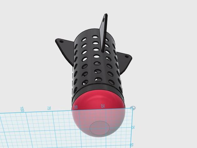 bait rocket sport outdoors baitrocket carp fish fishing fishingtackle feeding 3D print model - Mito3D