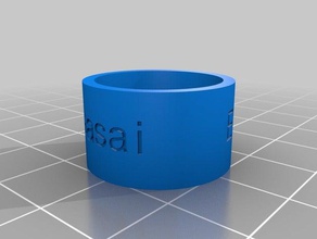 maasai explorers woggle rings customized 3d print model - Mito3D