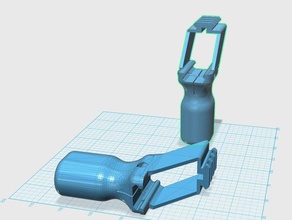moe ft-rail-adapter 3d drucken airsoft glock remix 3d print model - Mito3D