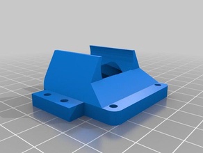 e3d 40mm fan blower mount printer parts 3d print model - Mito3D
