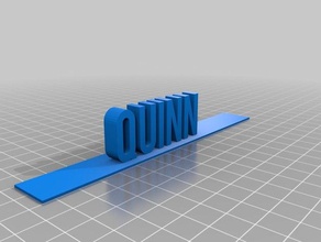 quinn signs logos 3d print model - Mito3D