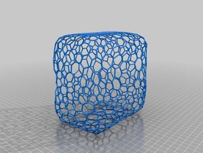 cage voronoi art 3d print model - Mito3D
