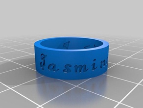 my customized ring inside out rings 3d print model - Mito3D