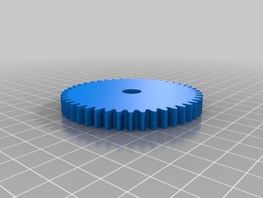 my customized involute gears 45 15 spur helix diy 3d print model - Mito3D