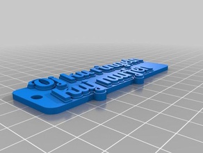 bevergem llaveros personalizado 3d print model - Mito3D