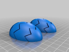 easter eggs decor customized 3d print model - Mito3D