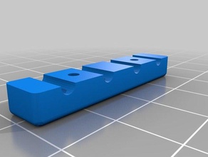 cigar box guitar string retainers music 3d print model - Mito3D
