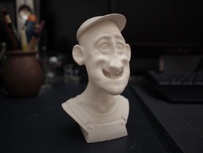 jack sculptures personnage de dessin animé des personnages modèle caractère la sculpture zbrush 3d print model - Mito3D