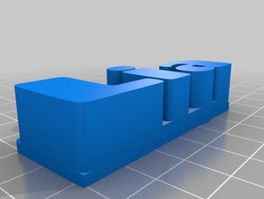 2 lia kelime heykeller özelleştirilmiş 3d print model - Mito3D