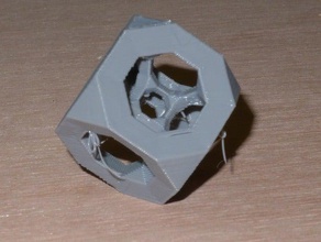 discosi-hexapentacontahedron mathematische Form 3d print model - Mito3D