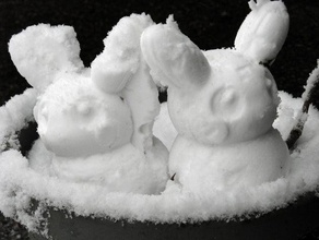 la neige pika bonhomme de moule plein air jardin moisissure pikachu pokemon 3d print model - Mito3D
