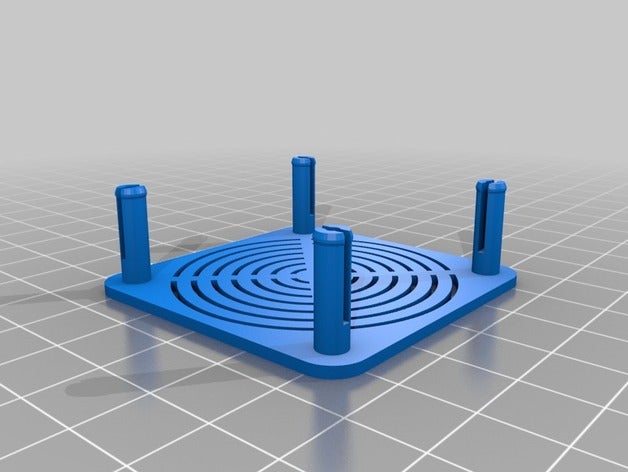 ızgara ventilateur 40mm 3 elektronik özelleştirilmiş 3D print model - Mito3D