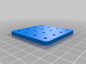 4x4 openbeam de la plaque pièces personnalisé 3d print model - Mito3D