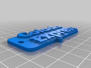 express keychains customized 3d print model - Mito3D