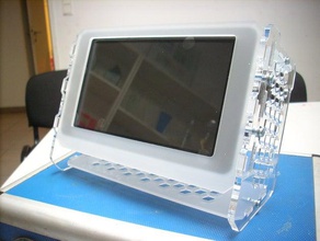 raspberry pi touchscreen acrylcase electronics lasercut lasercutter case display rpi 3d print model - Mito3D