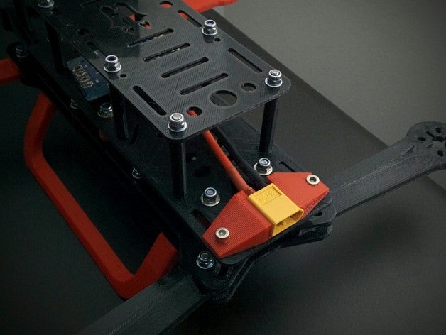 hovership mhq2 xt60 chassi unterstützen rc Fahrzeuge 3D print model - Mito3D