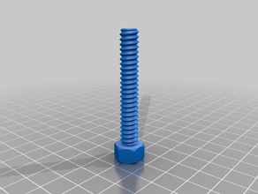 meine angepasste nut job Mutter Schraube Unterlegscheibe Gewindestange Fabrik Teile 3d print model - Mito3D