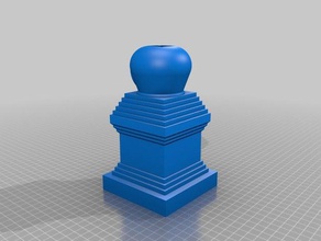 stupa içi boş diğer Budist dini Tibet 3d print model - Mito3D