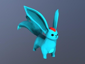 carbuncle creatures fantasy ffxiv final gaming video game 3d print model - Mito3D