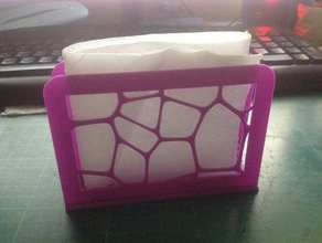 table napkin tissue holder kitchen dining 3d print model - Mito3D