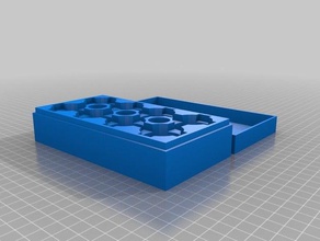 my customized er collet box parts 3d print model - Mito3D