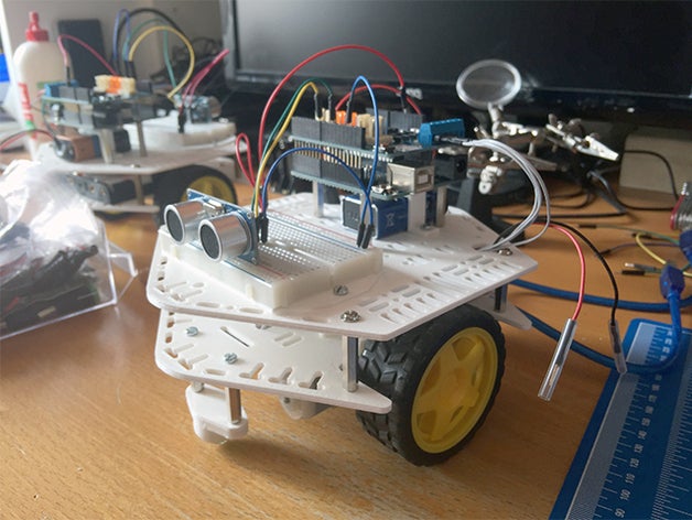 dotbot robotics arduino aspberry chassis diy kids mobile robot printb protobot ros scoutbot sens servo motor stem stude 3D print model - Mito3D