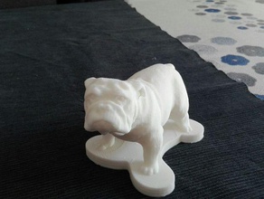 bulldog Tiere 3d print model - Mito3D