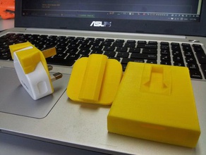 raspi caso manga fácil montagem eletrônica abraçadeira de montável indo em curso raspberry pi vesa 3d print model - Mito3D