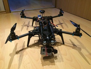 560 multicopter parçaları yabancı rc araçlar 3d print model - Mito3D
