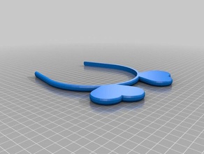 my customized headband optional ears accessories 3d print model - Mito3D