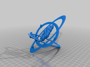 packende atom 3d drucken 3d print model - Mito3D