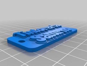 tintoreria saturno keychains customized 3d print model - Mito3D