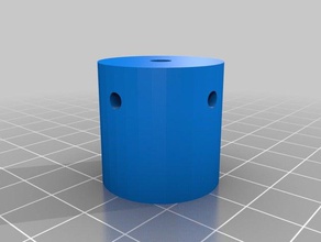 adaptador squareround 4mm parts customized 3d print model - Mito3D