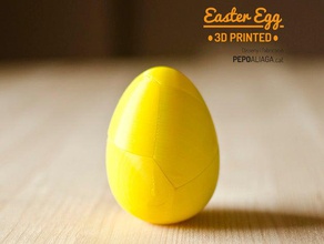 easter egg puzzles design magnet play voronoi 3d print model - Mito3D