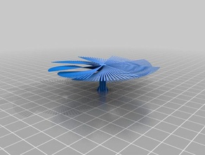 meine angepasste super Blumen drooloop Blumen- Kunst 3d print model - Mito3D