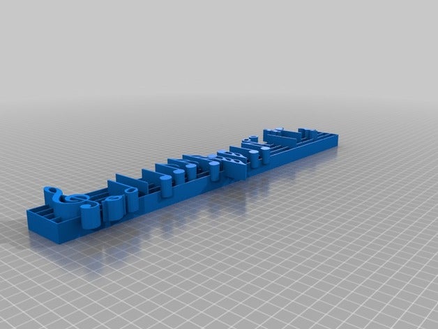 mi personalizados nota-generador la música 3D print model - Mito3D