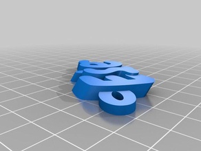 ester organização personalizado 3d print model - Mito3D