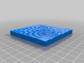 azul layout matemática a arte personalizado 3d print model - Mito3D