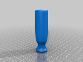 my customized profiled handle 3d printing 3d print model - Mito3D