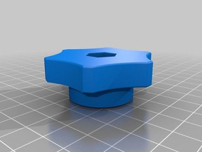 star-knob Teile 3d print model - Mito3D