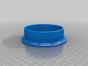 ventilation adapters 100 mm household 3d print model - Mito3D