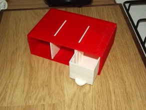 componente cassetti contenitori 3d print model - Mito3D