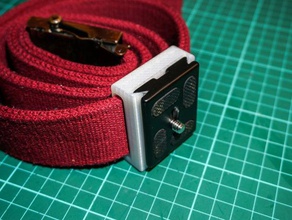 dslr tripod plate belt clip camera 3d print model - Mito3D
