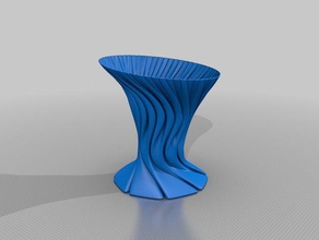 Loft vazo kaplar 3d print model - Mito3D