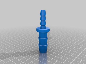 mon personnalisés olive pour tuyau de l'adaptateur collecteur plein air jardin 3d print model - Mito3D
