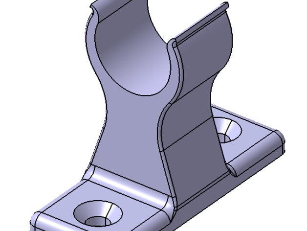 fensterkurbelhalter jalousie lifter retainer replacement parts 3D print model - Mito3D