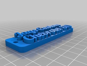 jays tag 4 chaveiros personalizado 3d print model - Mito3D