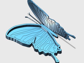 caja de joyería la mariposa 3d print model - Mito3D